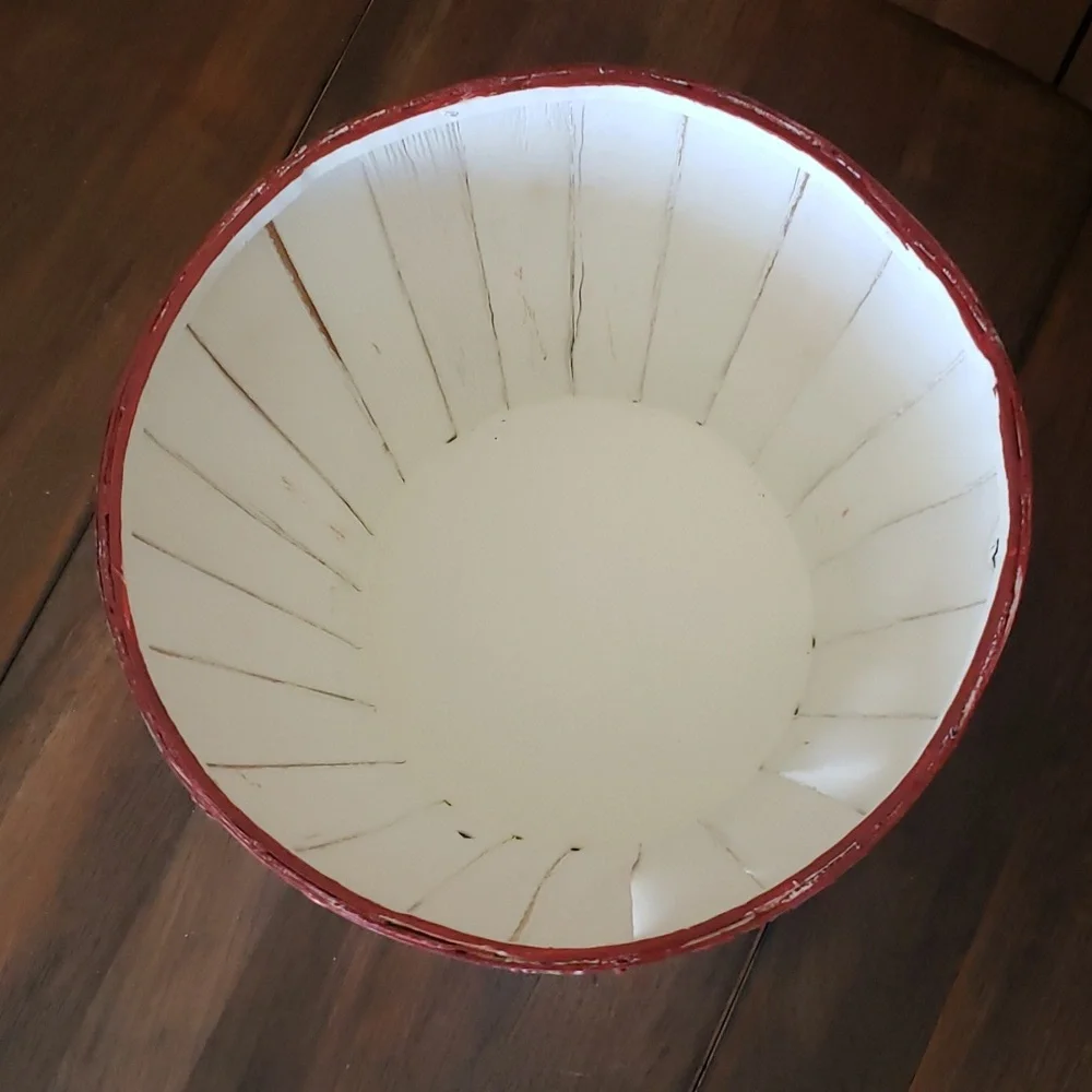 Merry Christmas Wicker Basket